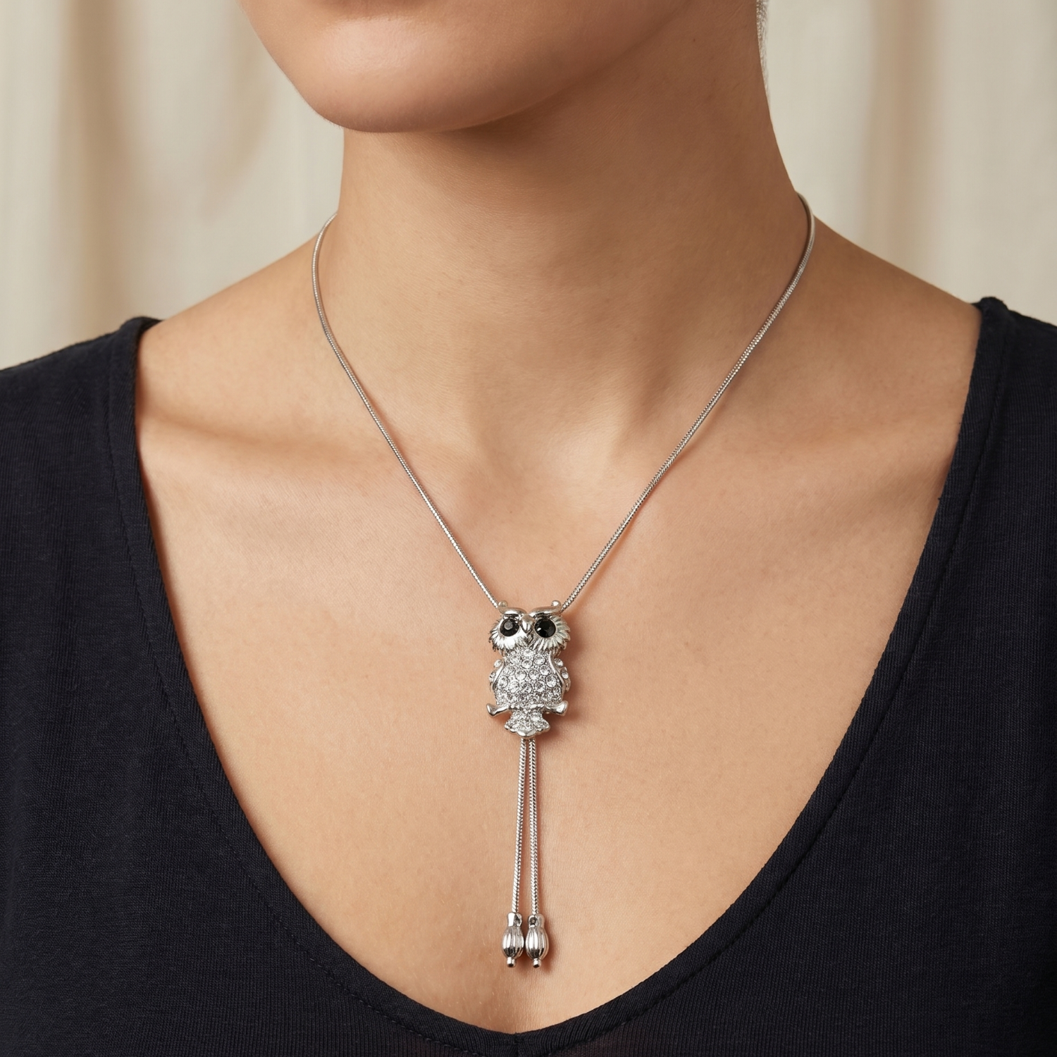 Nazar Owl Necklace