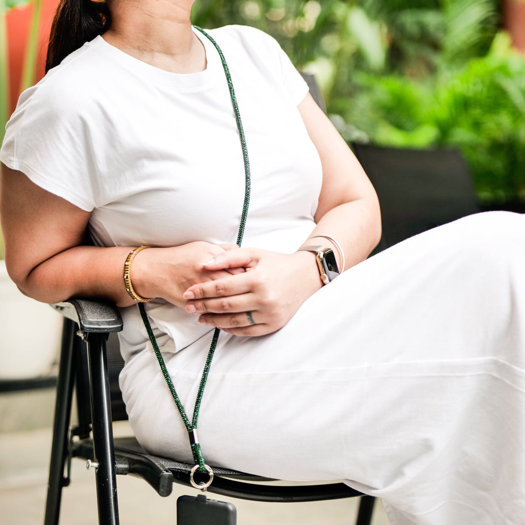 Glitter Lanyard - Emerald – photo 1