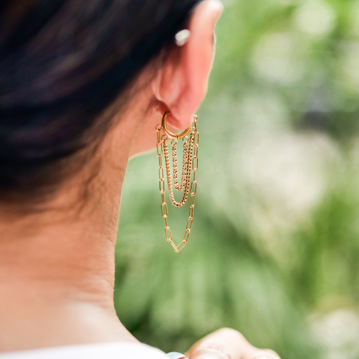 Slay Chandelier Hoops – photo 1