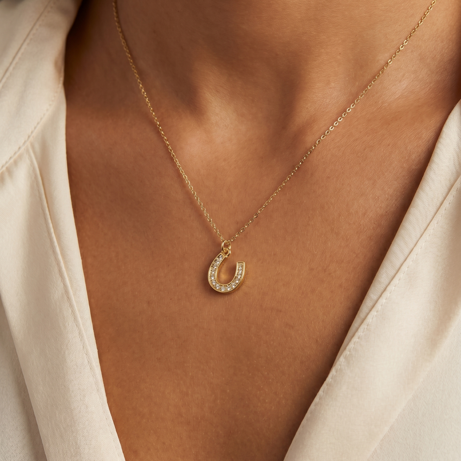 Lucky Horseshoe Necklace