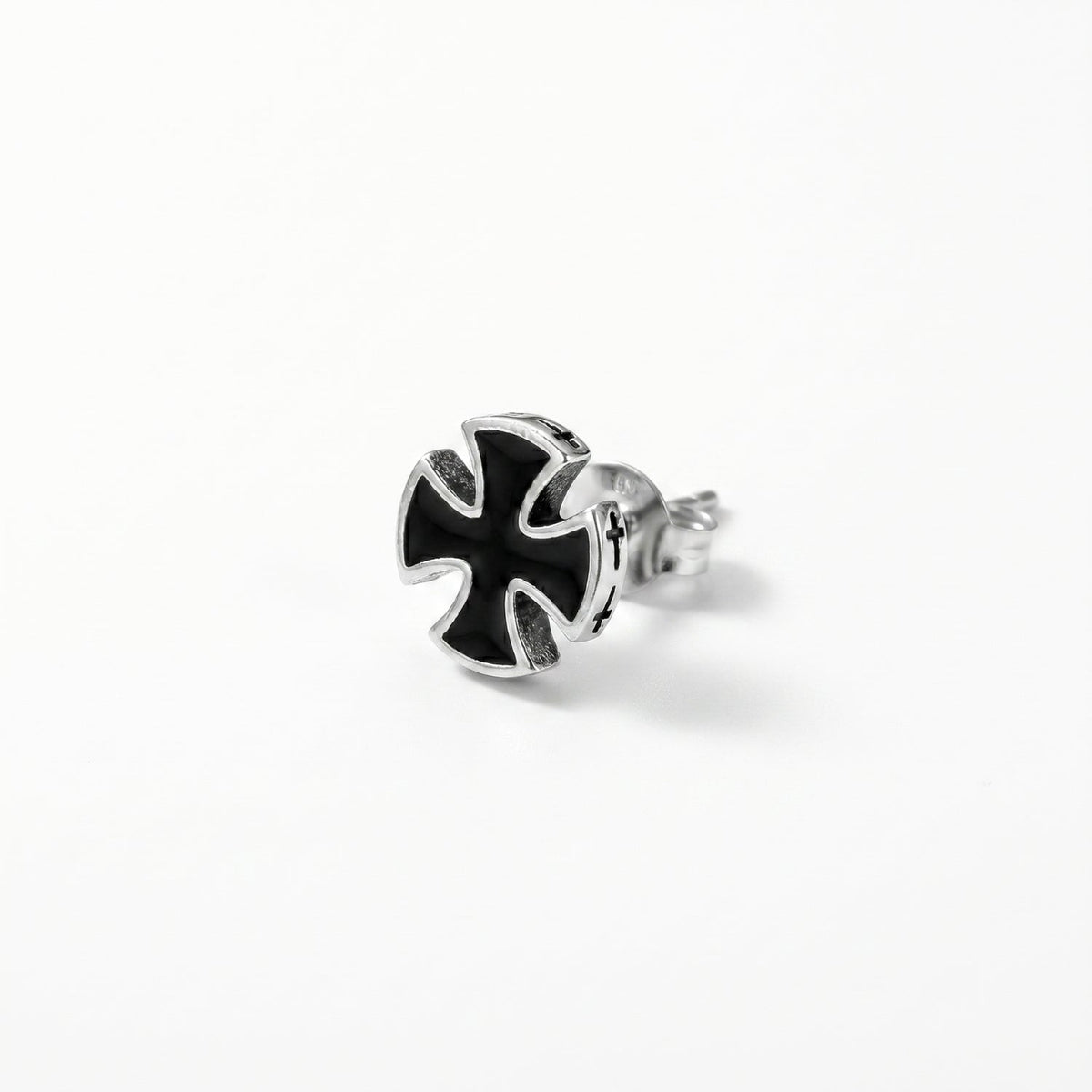 The Noir Cross Studs ( Pair ) – photo 2