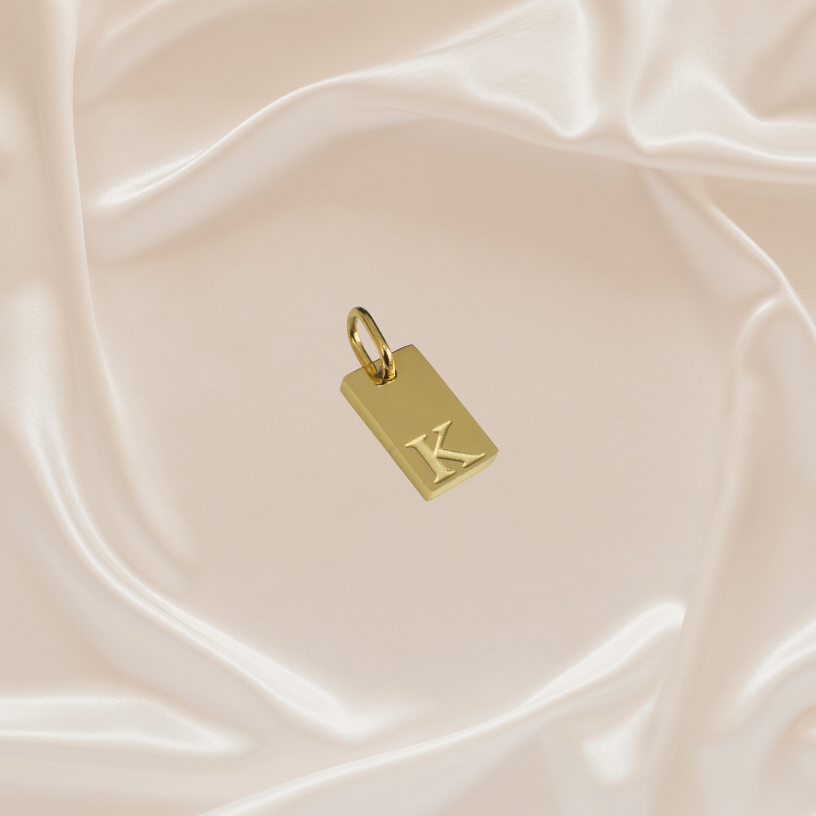 Dainty Alphabet Charm Gold  - K