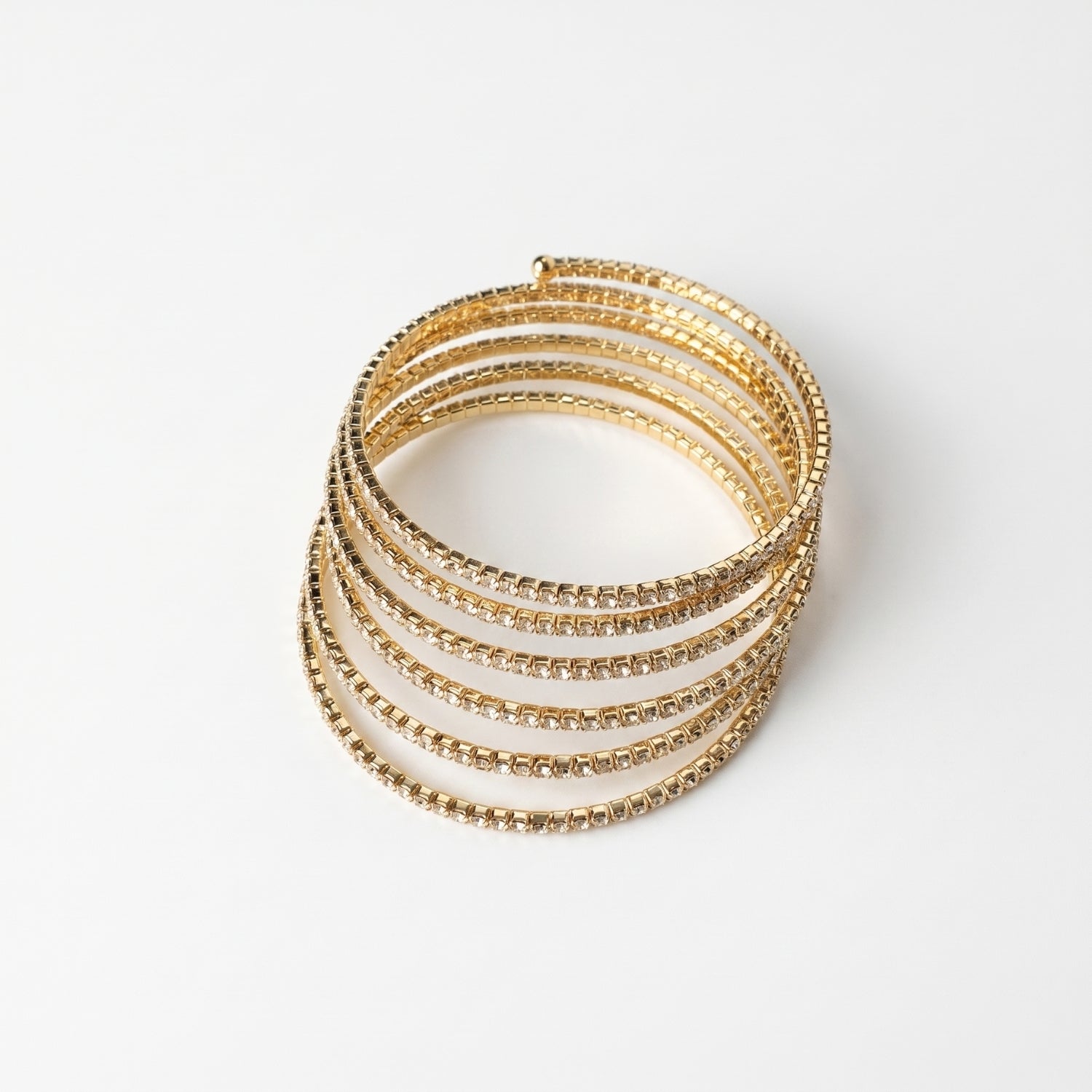 Golden Cascade Cuff