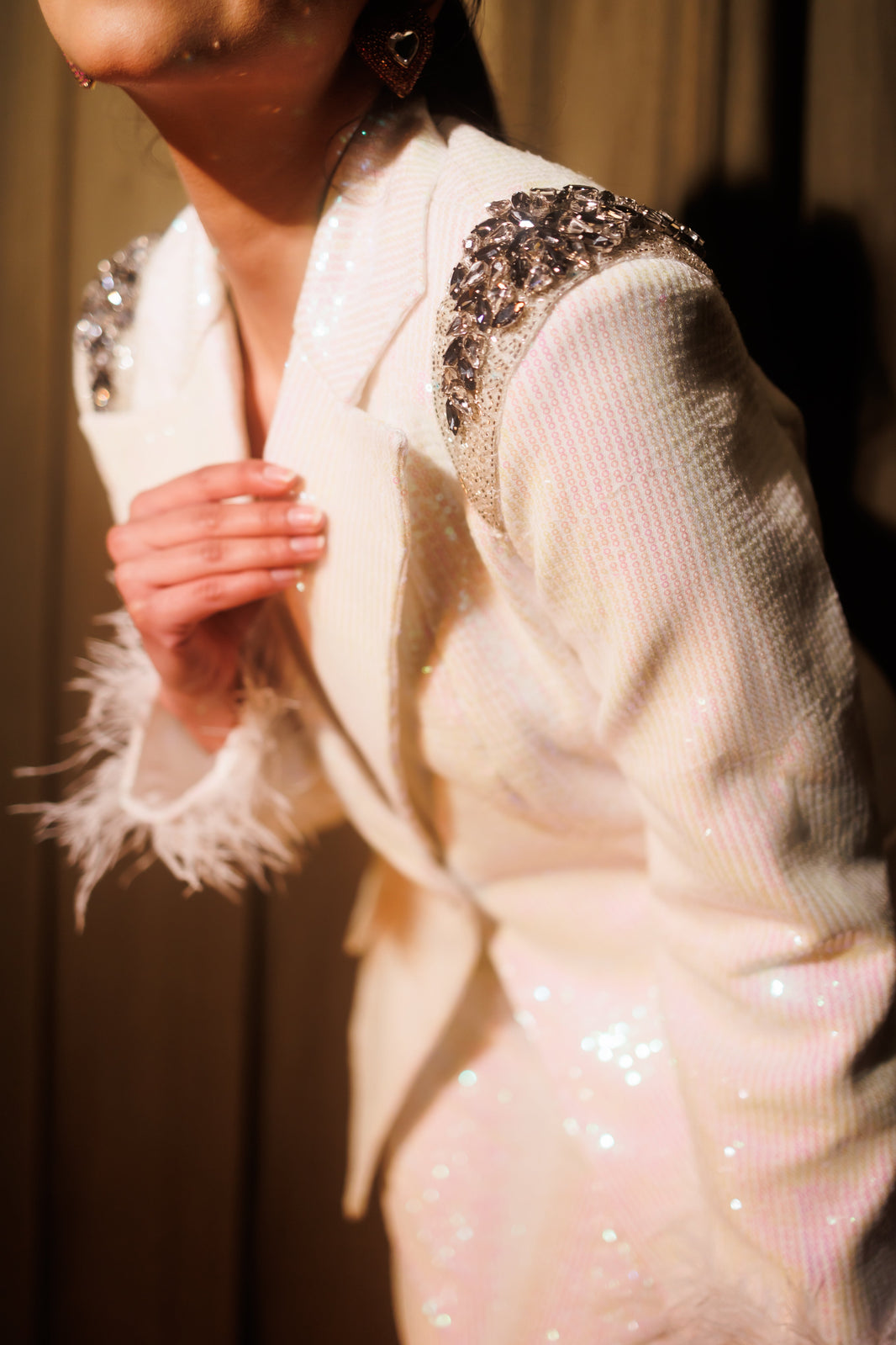 Ivory 3 piece blazer set – photo 2