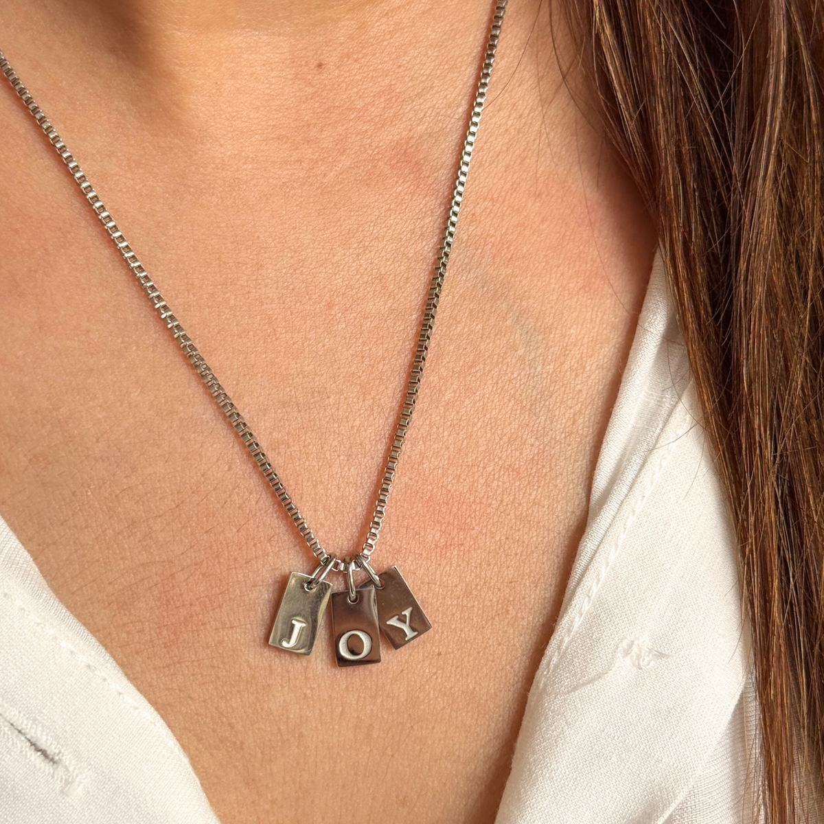 Dainty Alphabet String - Silver – photo 1