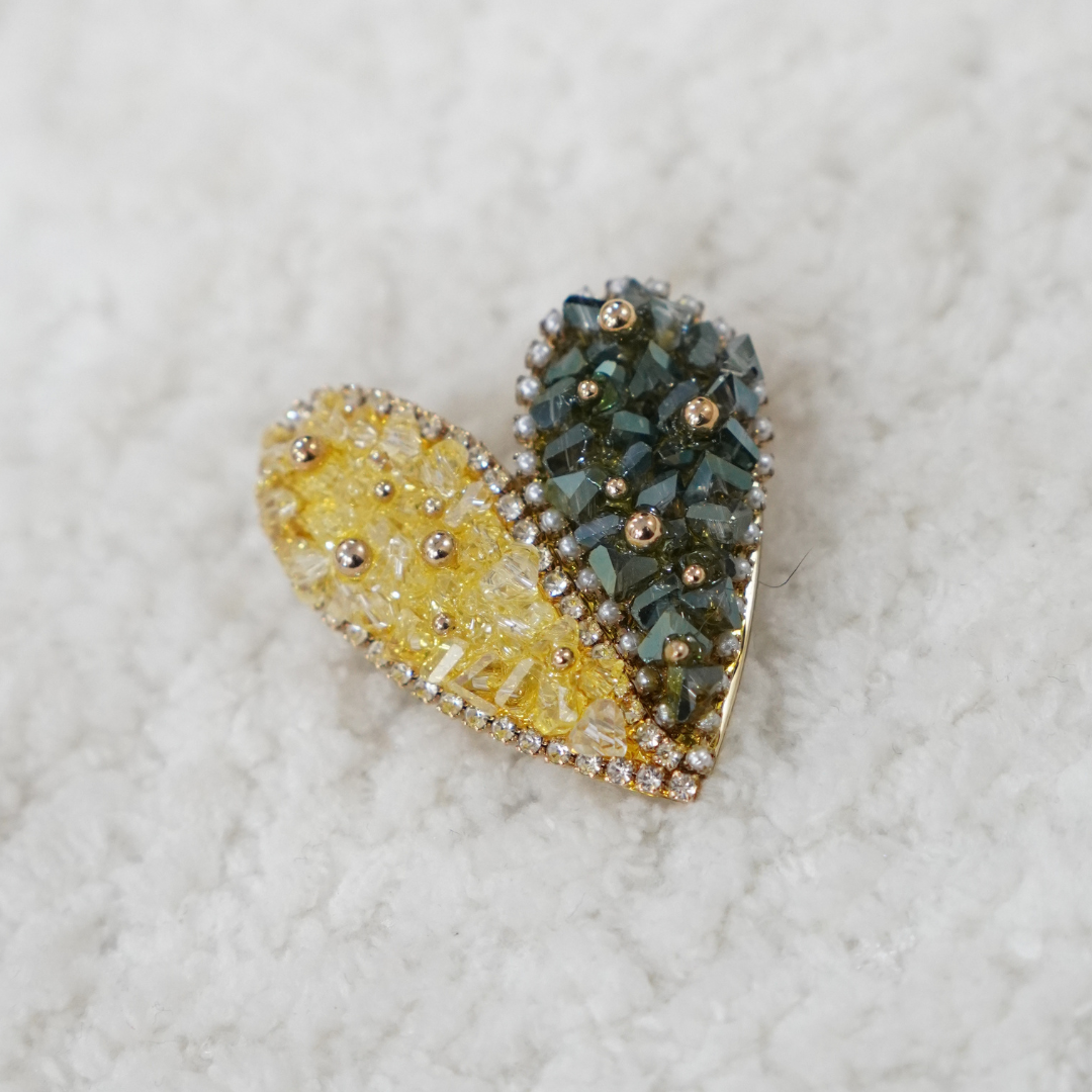 Aurora Heart Brooch – photo 2