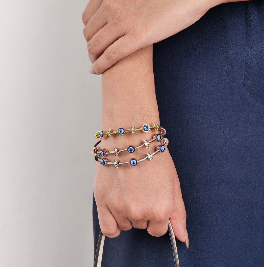 Everyday Evil Eye Bangle – photo 1