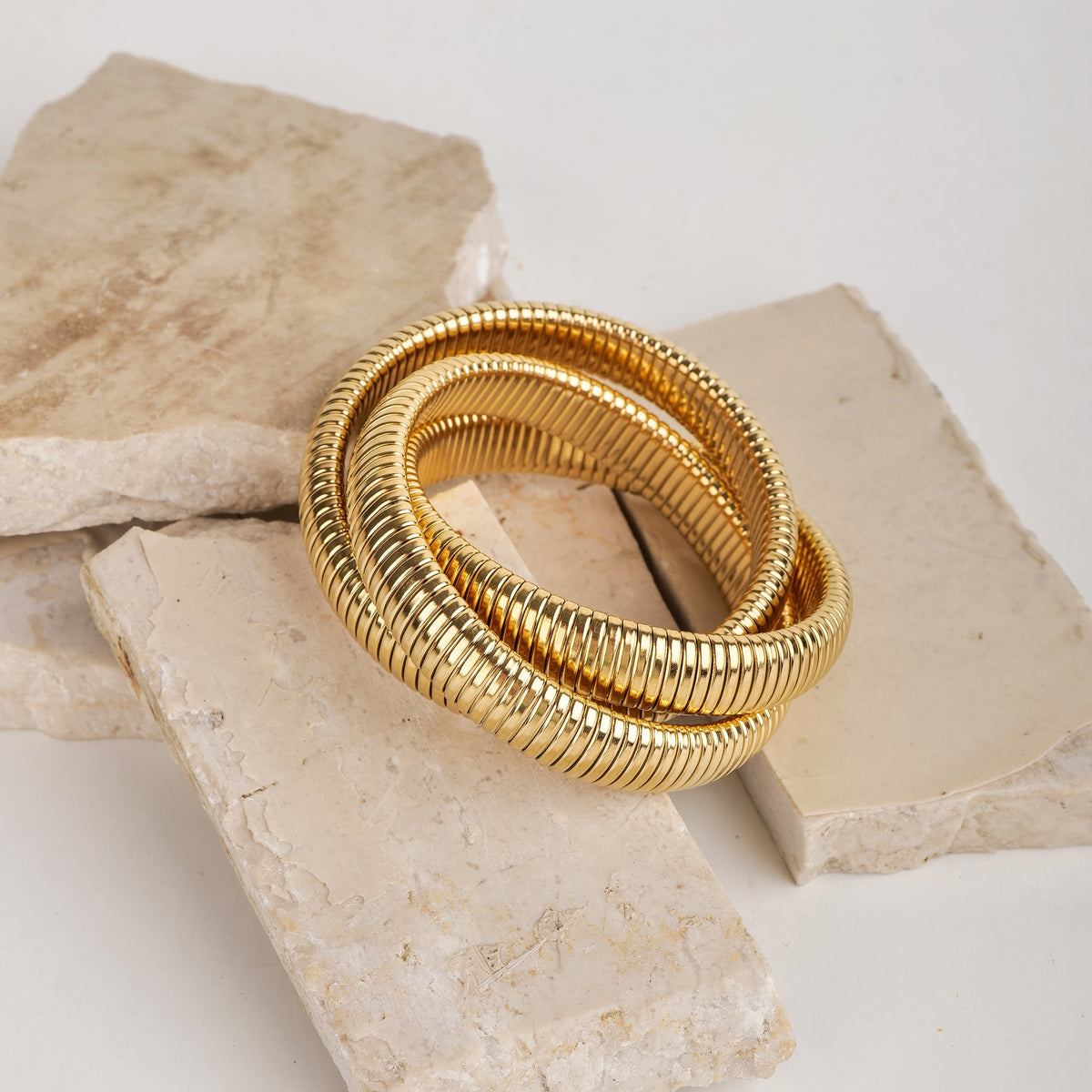 Stretchable Three Snake Bangle – photo 2