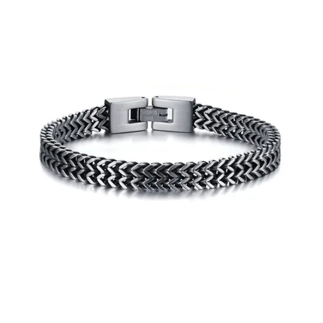Charcoal Metal Bracelet for Men – photo 2
