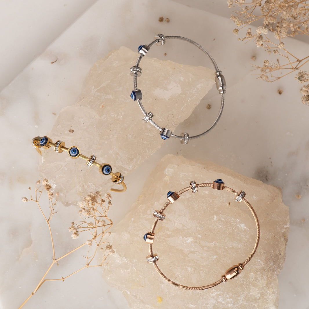 Everyday Evil Eye Bangle – photo 2
