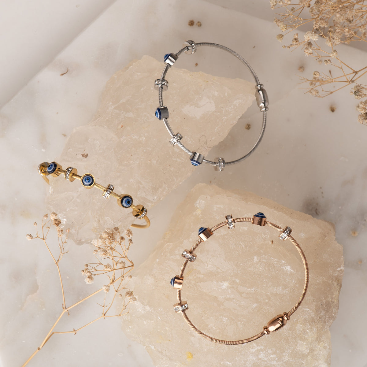 Everyday Evil Eye Bangle – photo 2