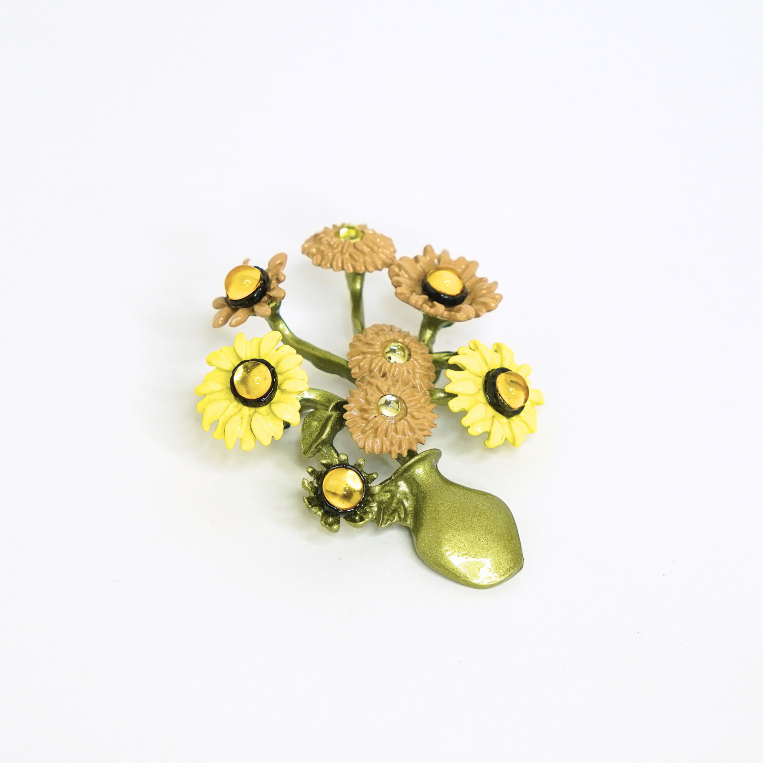 The Floral Vase Brooch