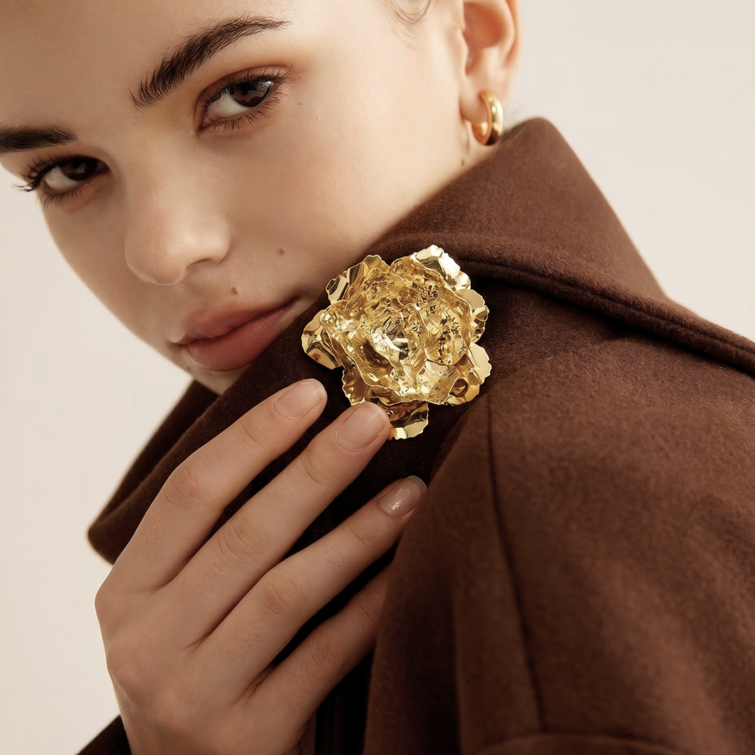 The Golden Bloom Brooch