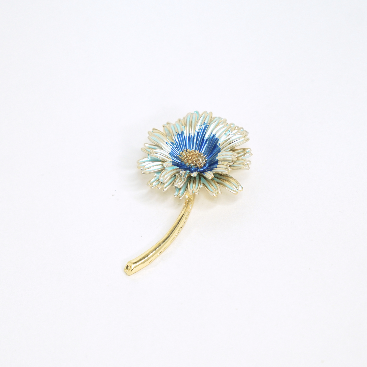 The Blue Daisy Brooch