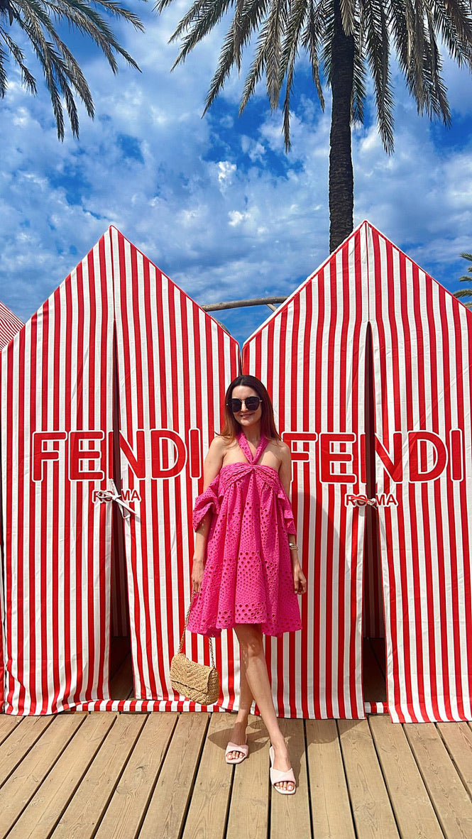 Dr. Dipti Dhillon in our fuchsia pink alter dress – photo 1