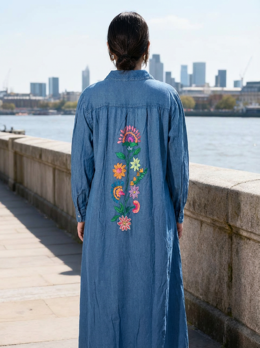 Artisan Meadow Duster Dress