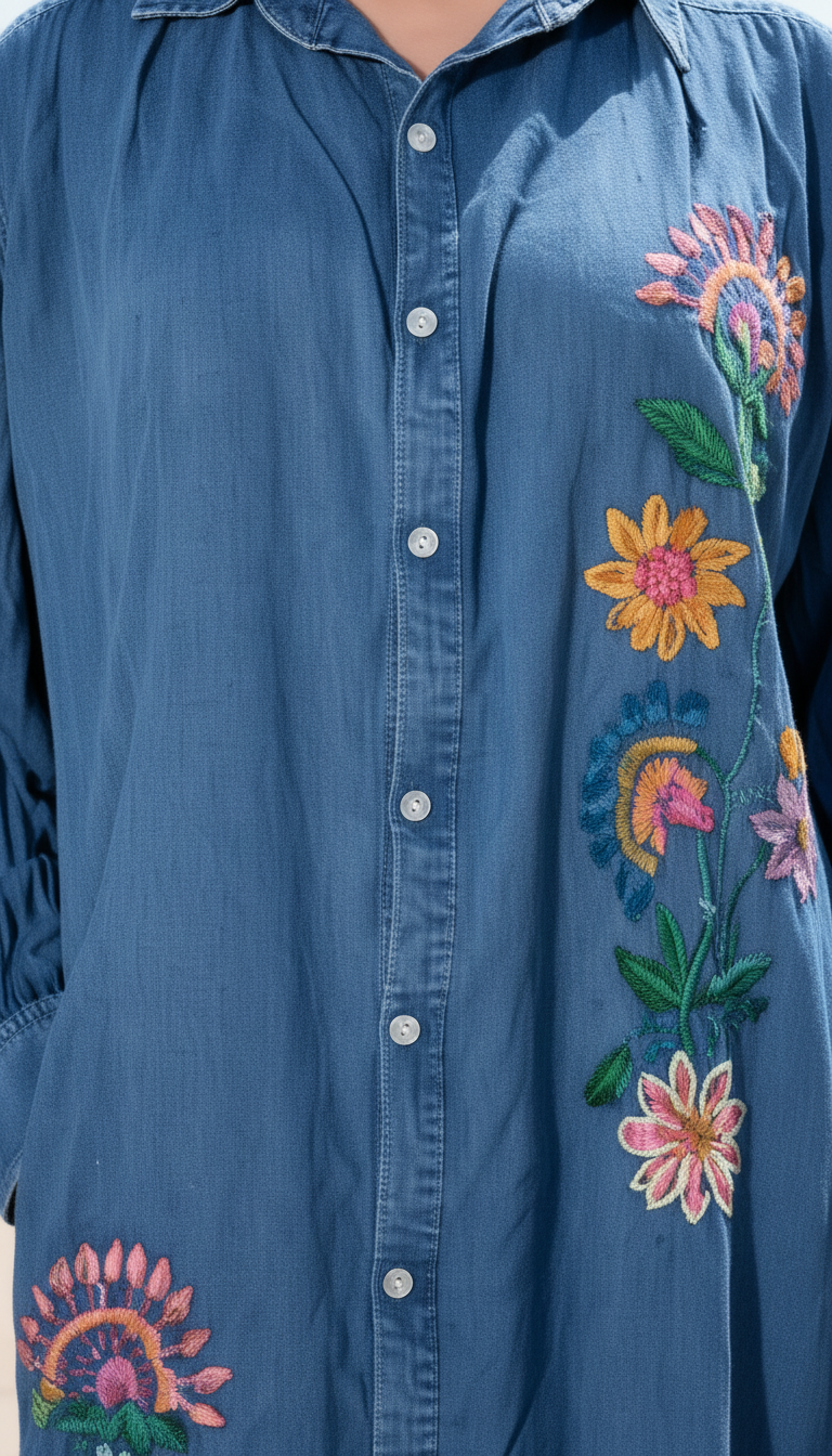 Artisan Meadow Duster Dress
