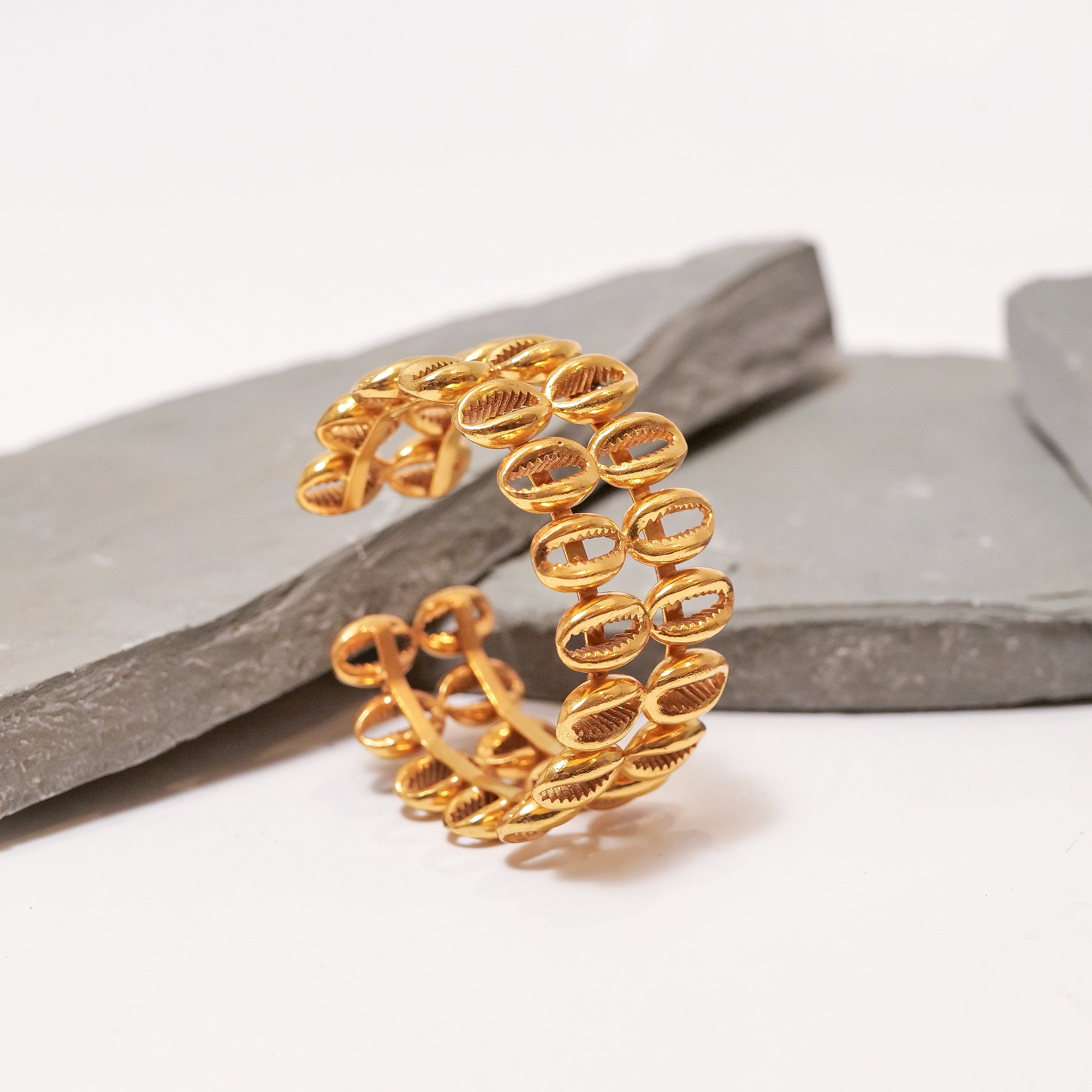Gold Shell Bracelet