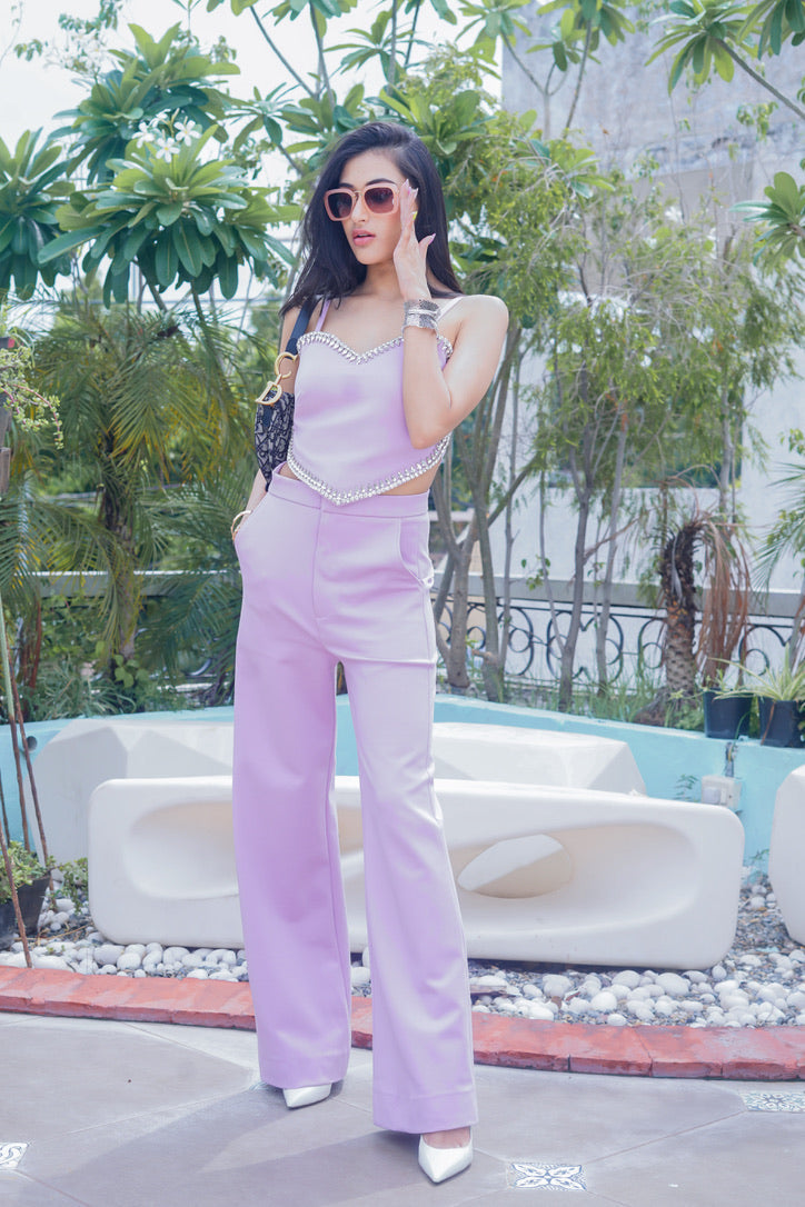 Lavender heart cutout coord set – photo 3
