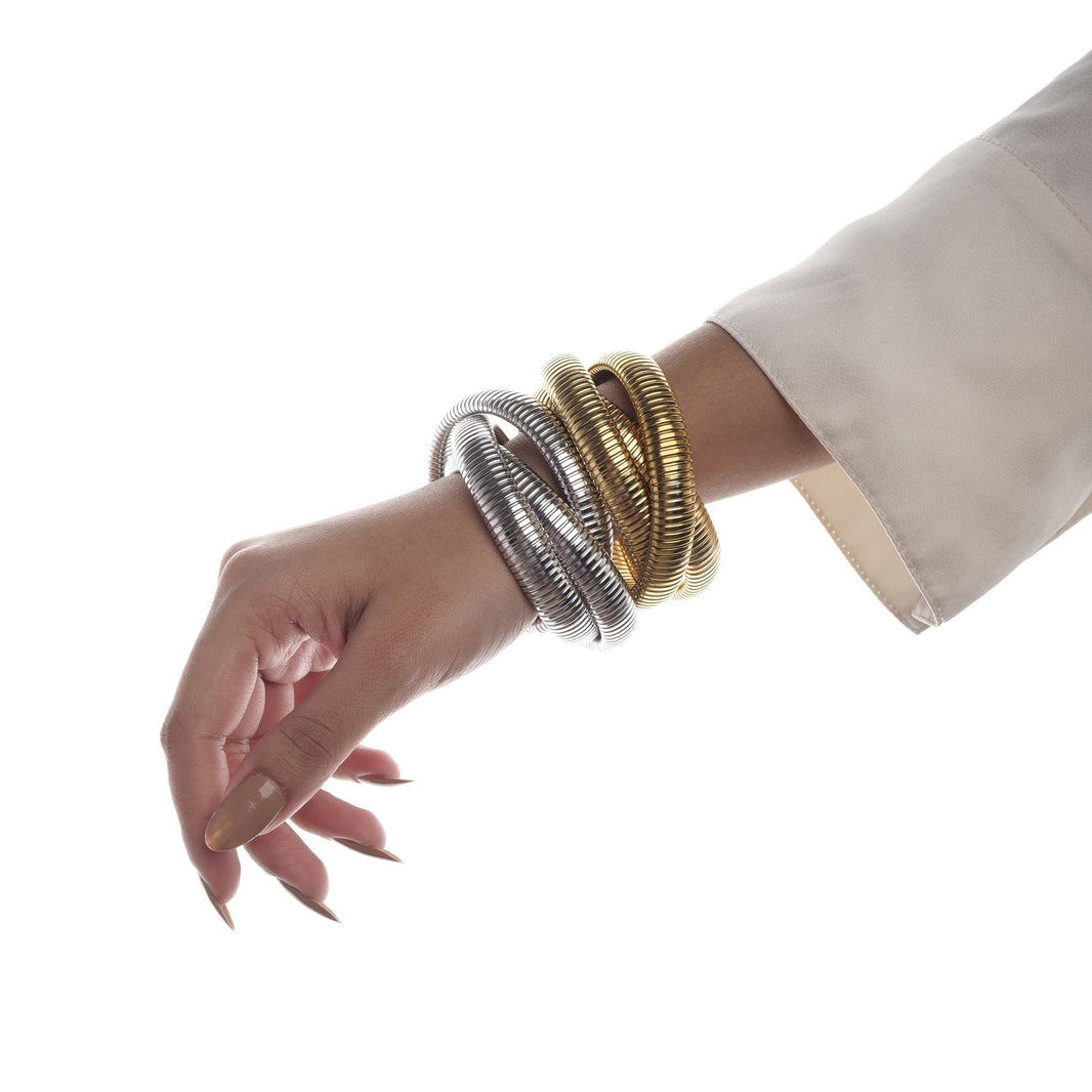 Stretchable Three Snake Bangle – photo 1