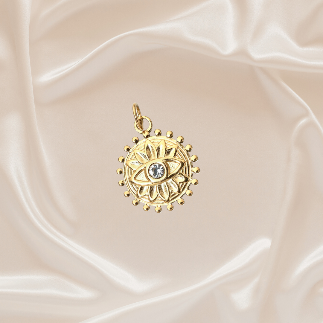 The Evil Eye Charm - Crystal Glow