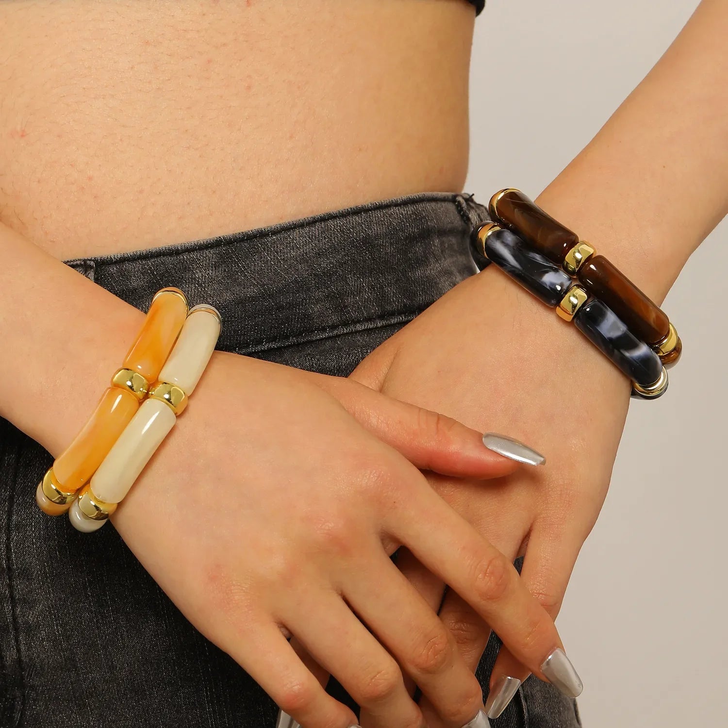 Glow Acrylic Stretchable Bangle