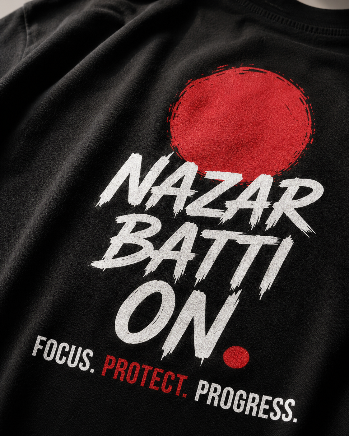 Nazar Batti On Oversized T-Shirt
