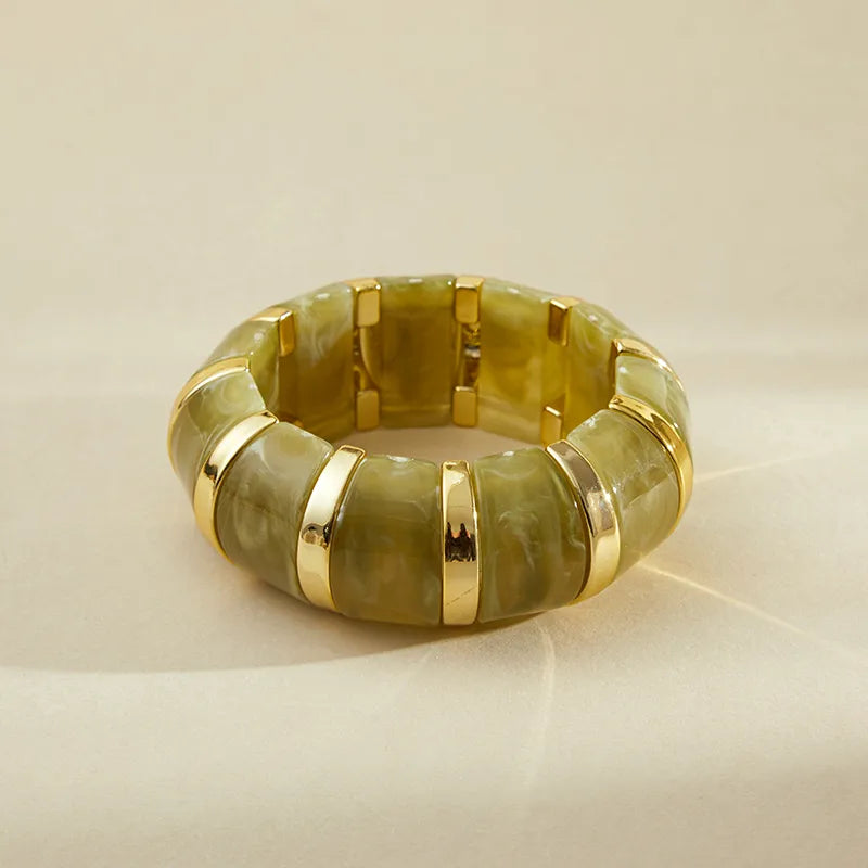 Chunky Acrylic Stretchable Bangle – photo 6