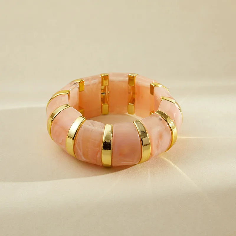 Chunky Acrylic Stretchable Bangle – photo 4