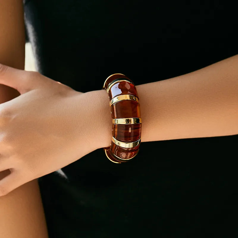 Chunky Acrylic Stretchable Bangle – photo 2