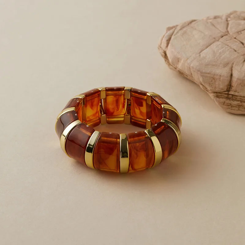 Chunky Acrylic Stretchable Bangle – photo 7