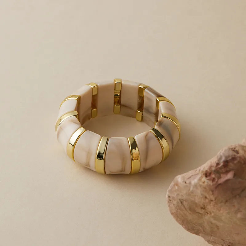 Chunky Acrylic Stretchable Bangle – photo 5