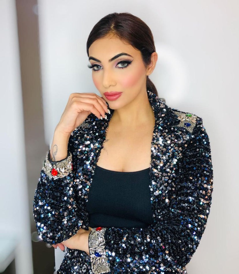 Innayat Trehan in our sequence blazer set – photo 1