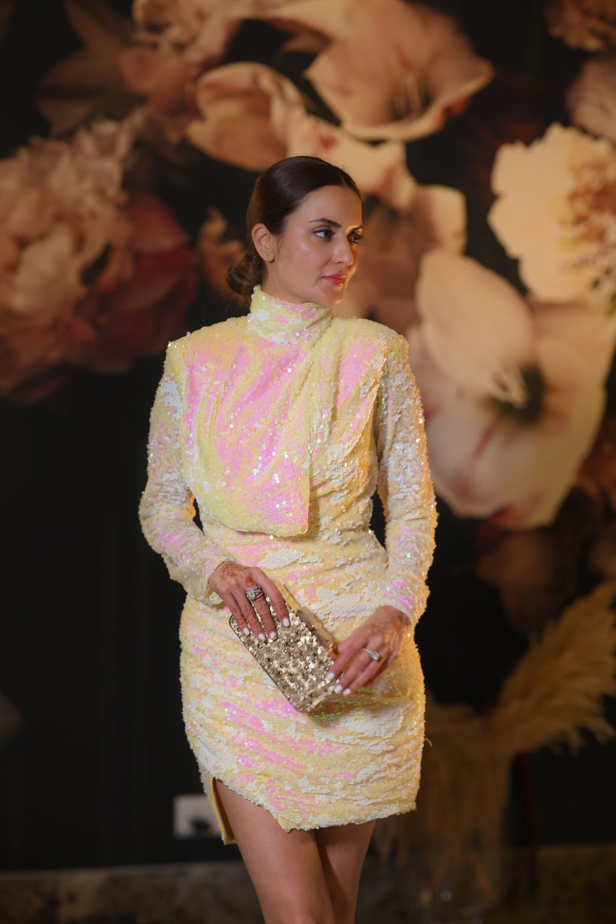 Yellow sequins dress – photo 7