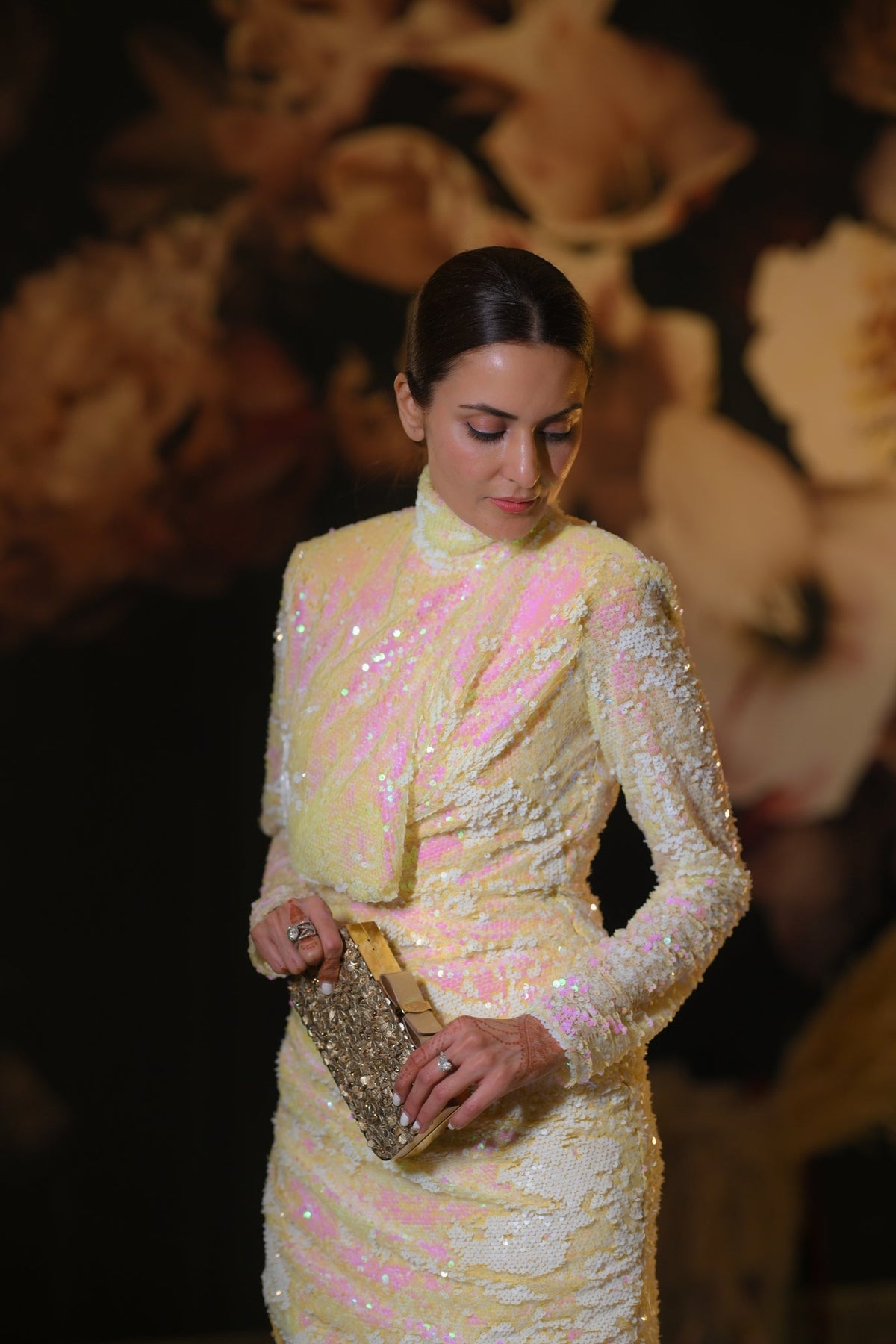 Yellow sequins dress – photo 2