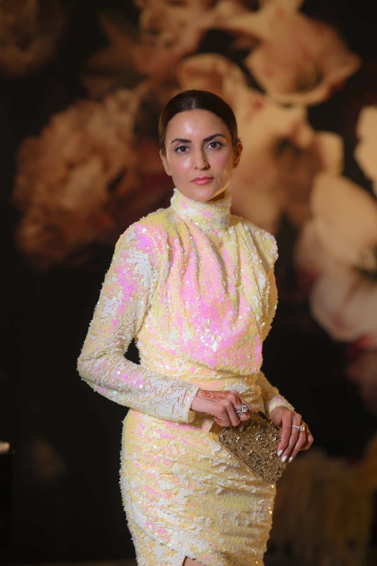 Yellow sequins dress – photo 3