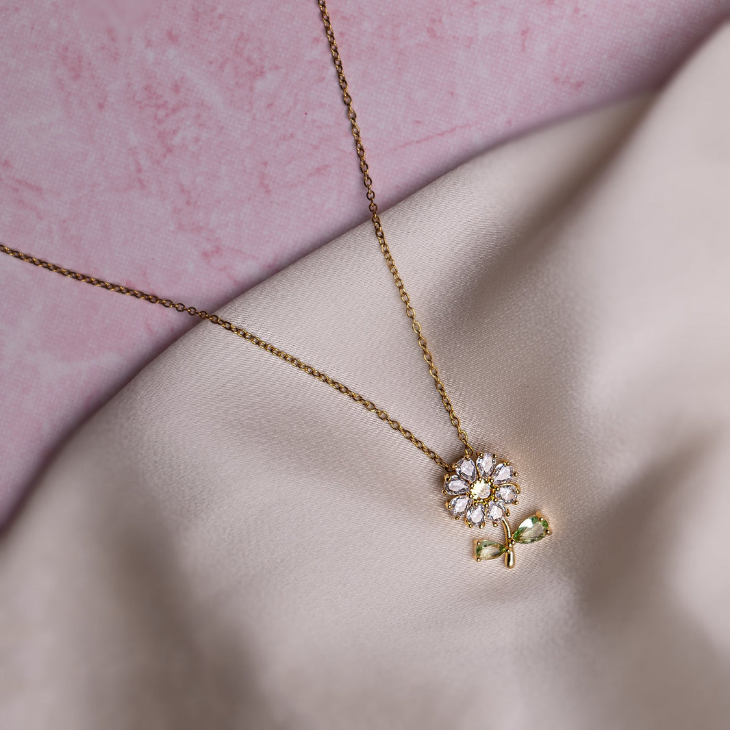 Don't Ever Leaf Me Pendant with Chain – photo 2