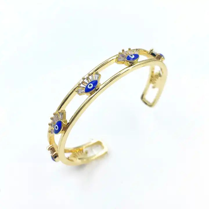Zirconia Evil Eye Bracelet