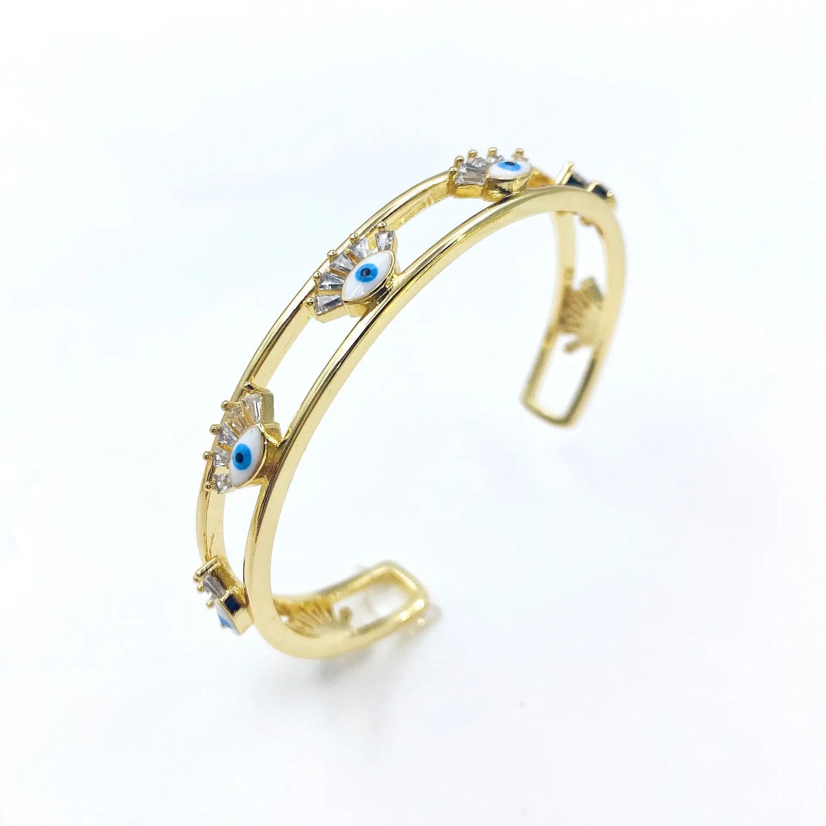 Zirconia Evil Eye Bracelet – photo 3