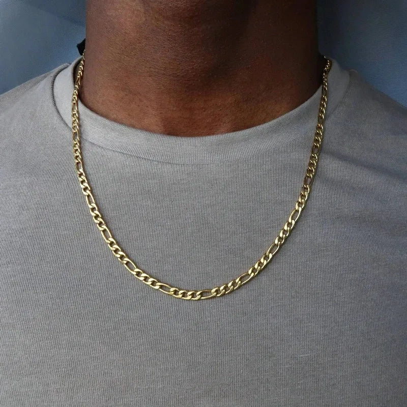 Gold Figaro Chain for Men – photo 1