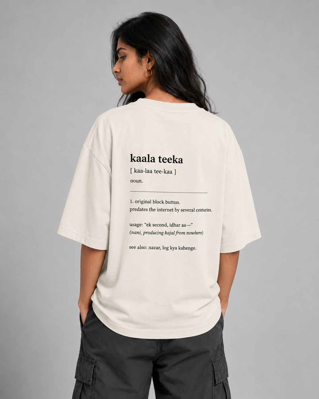 Kaala Teeka Unisex Oversized Tee