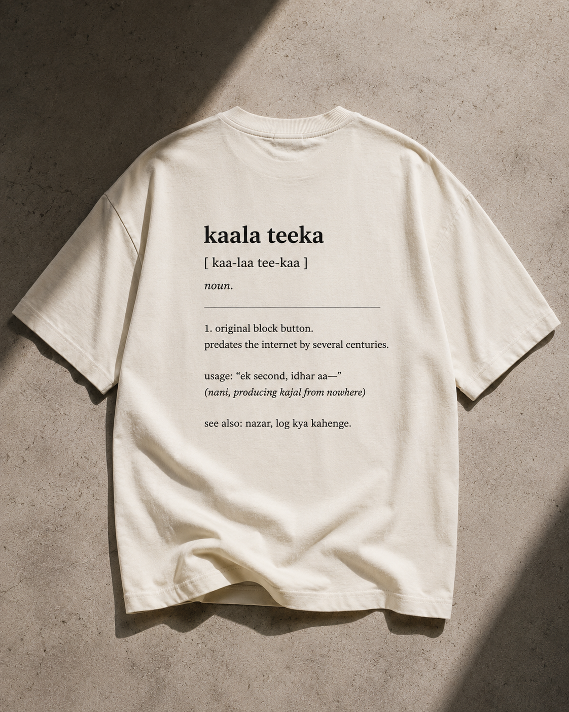 Kaala Teeka Unisex Oversized Tee