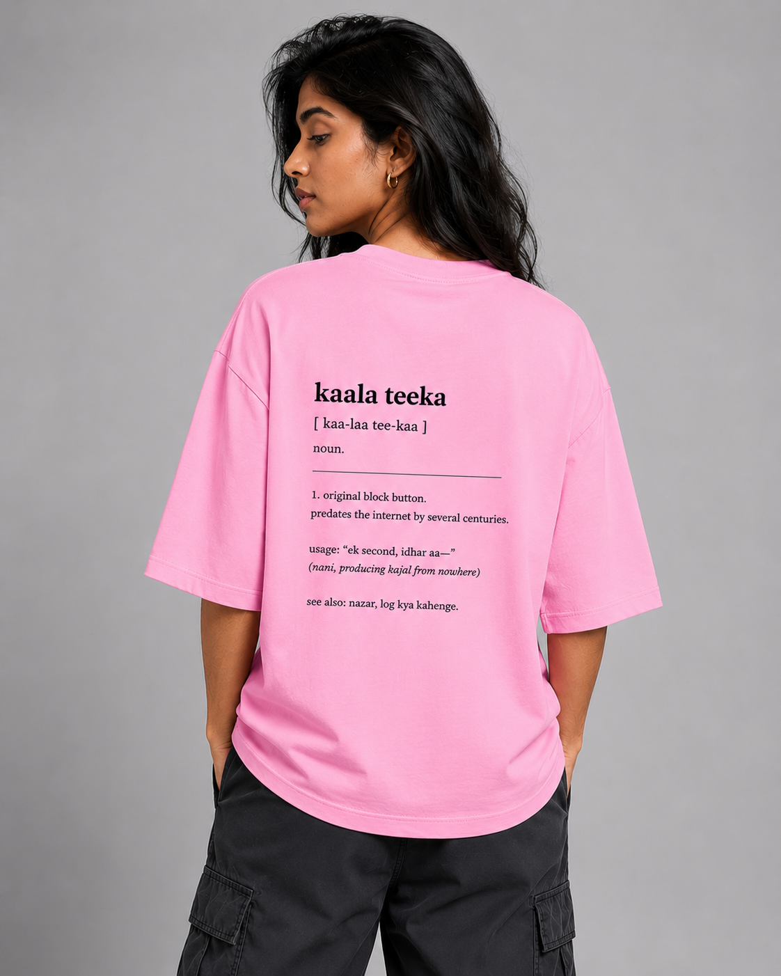 Kaala Teeka Unisex Oversized Tee