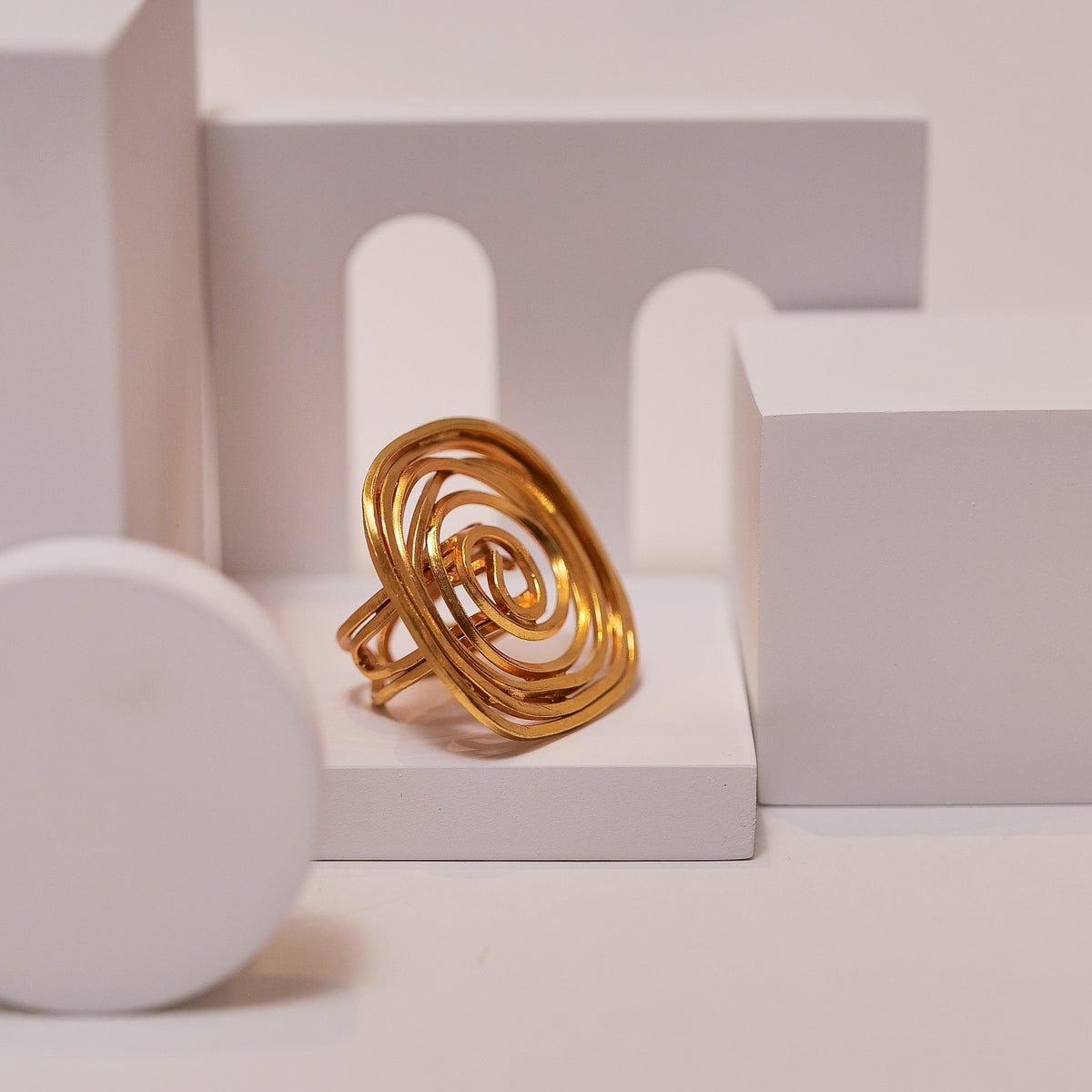 Spiral Rose Ring – photo 2