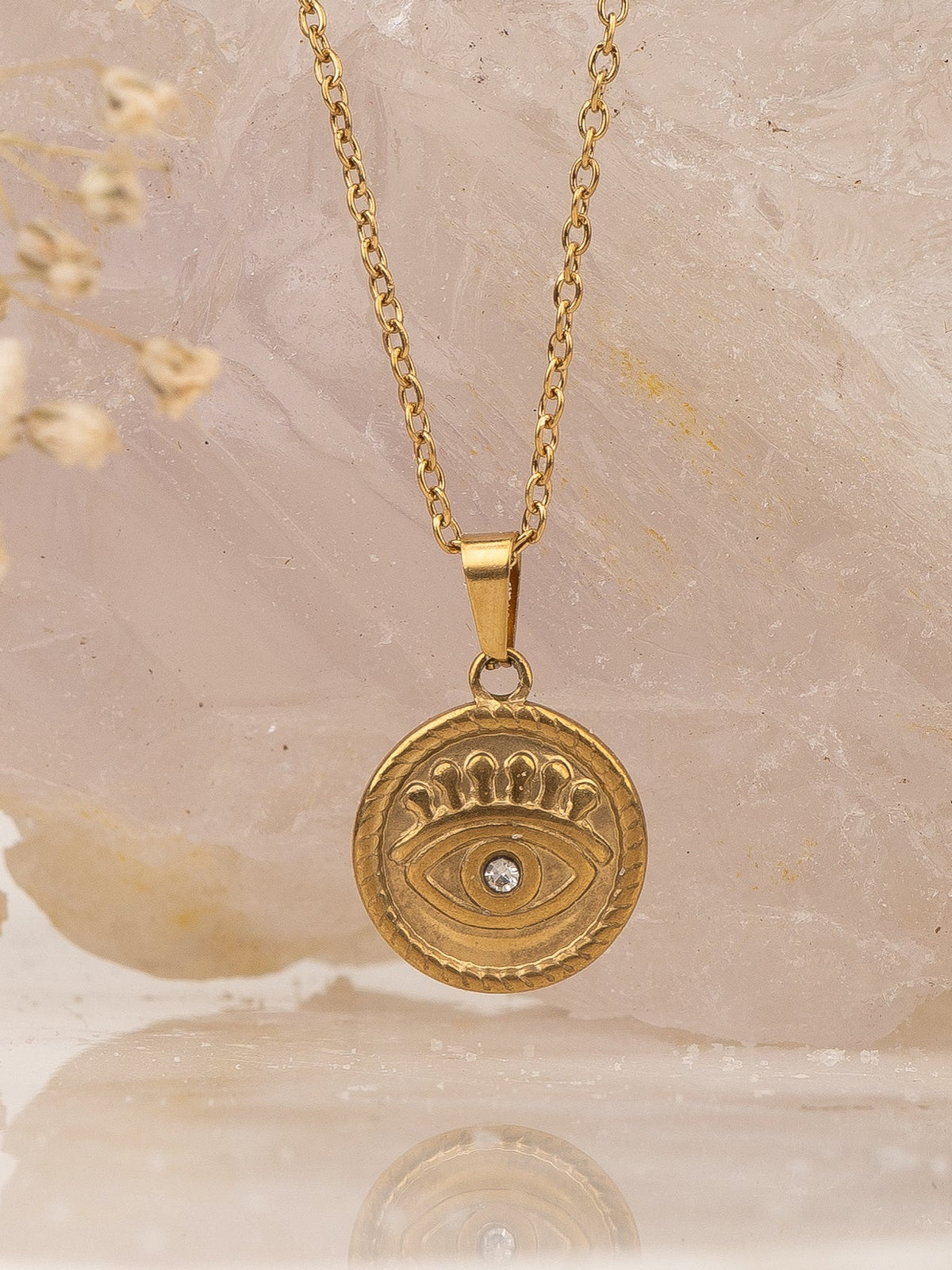 Vintage Allure Eye Necklace