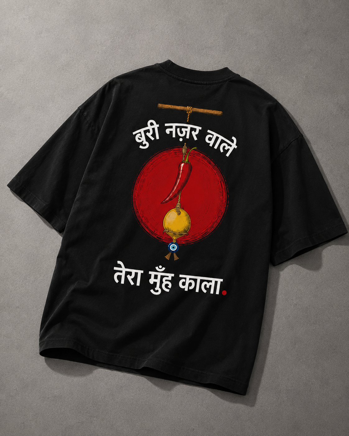Nimbu Mirchi Buri Nazar Wale Unisex Tee 🍋🌶️