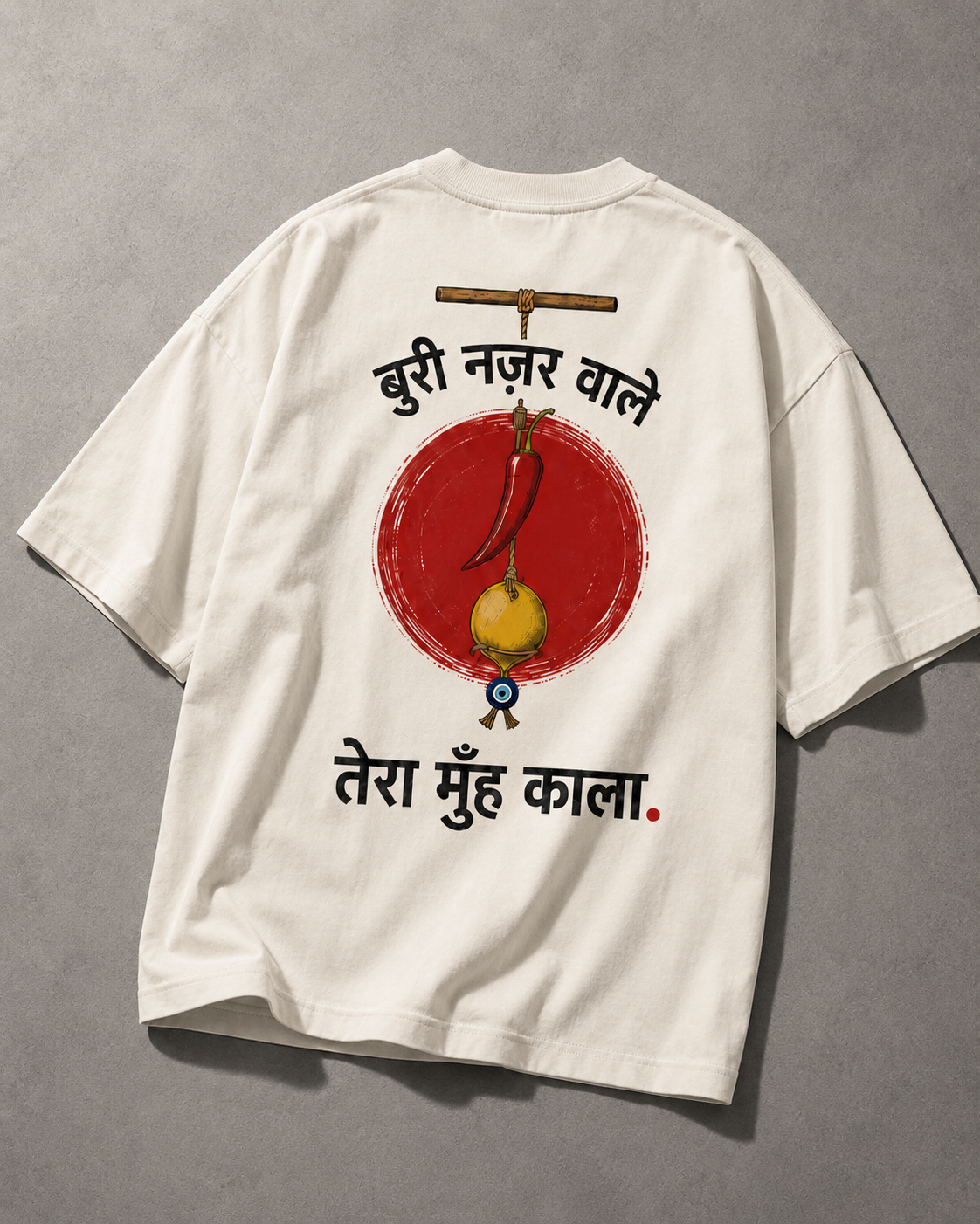 Nimbu Mirchi Buri Nazar Wale Unisex Tee 🍋🌶️
