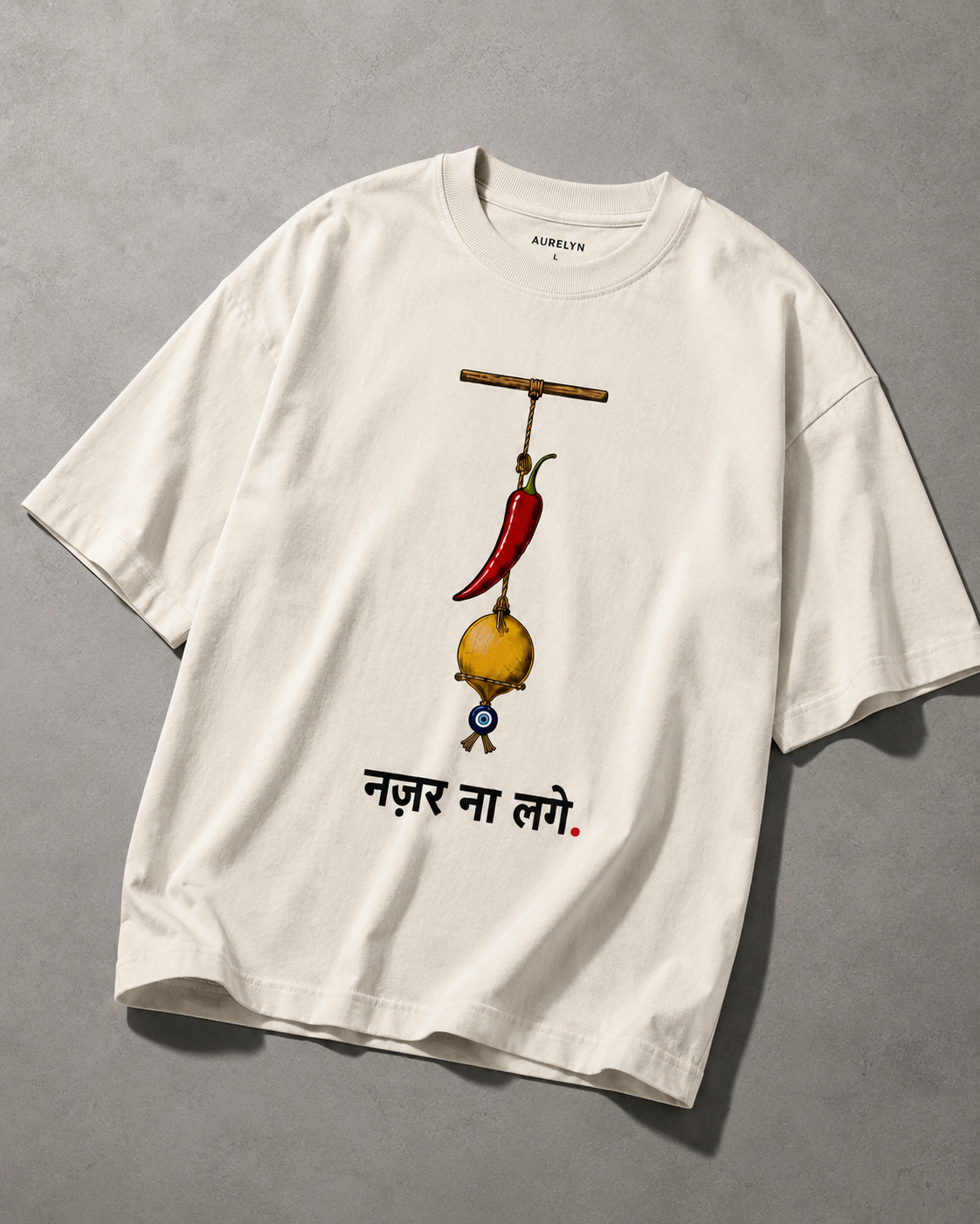 Nimbu Mirchi Buri Nazar Wale Unisex Tee 🍋🌶️