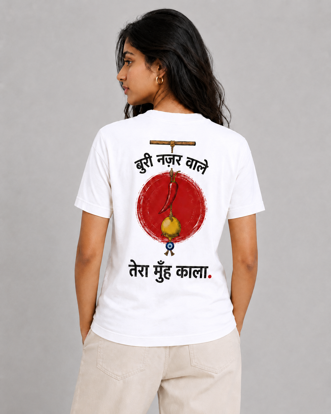 Nimbu Mirchi Buri Nazar Wale Unisex Tee 🍋🌶️