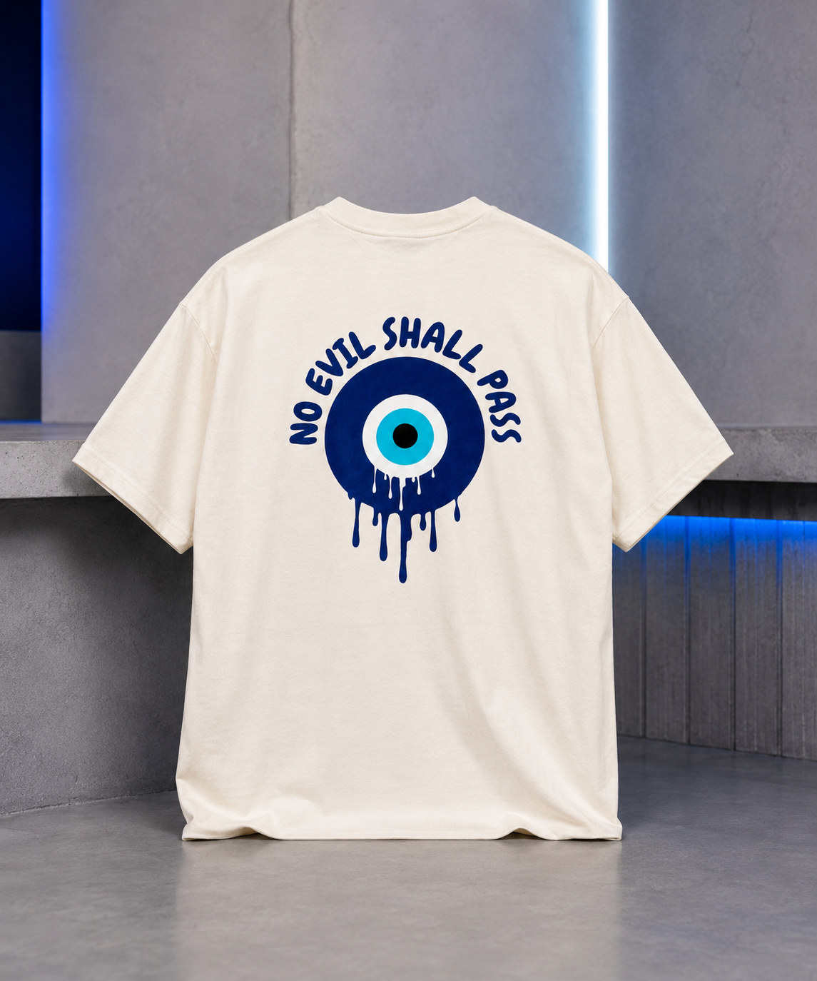 No Evil Eye Shall Pass Unisex Oversized Tee